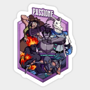 Passion Group Frame Sticker